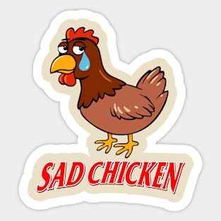 Sad Chicken Sticker